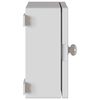 vidaXL Armoire de contr&ocirc;le Gris 47 x 20 x 60 cm Plastic ABS