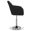 vidaXL Chaises &agrave; manger lot de 6 noir similicuir