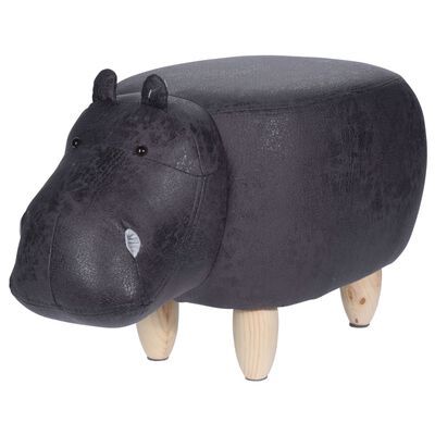 Home&Styling Tabouret 64 x 35 cm en forme d'hippopotame