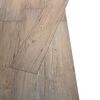 vidaXL Planches de plancher PVC 4,46 m&sup2; 3 mm Marron ch&ecirc;ne