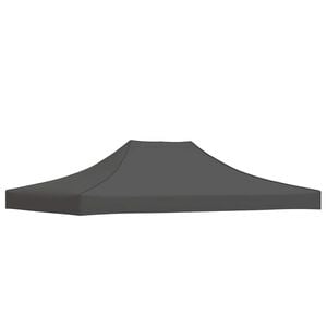 vidaXL Toit de tente de r&eacute;ception 4x3 m Anthracite 270 g/m&sup2;