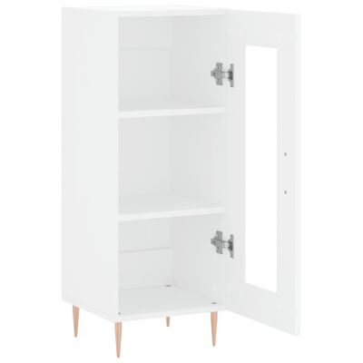 vidaXL Buffet blanc 34,5x34x90 cm bois d'ingénierie