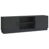 vidaXL Meuble TV Noir 150 x 31 x 47 cm Bois d'ing&eacute;nierie
