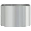 vidaXL Anneau de jardini&egrave;re Argent&eacute; 30 x 30 x 20 cm Acier galvanis&eacute;