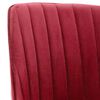 vidaXL Chaises &agrave; manger pivotantes lot de 4 bordeaux velours