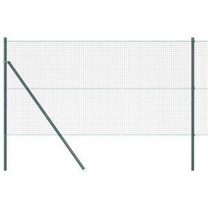 vidaXL Cl&ocirc;ture en fils soud&eacute;s pour fixation au sol 50 x 1,4 m Vert