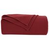 vidaXL Couvertures &agrave; jeter 24 pcs Rouge Bordeaux 270 x 240 cm Toison