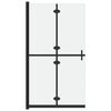 vidaXL Paroi de douche pliable Verre ESG d&eacute;poli 100x190 cm