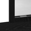 vidaXL Table de Toilette avec tiroir Ch&ecirc;ne noir 100 x 41 x 140 cm