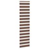 vidaXL Store z&egrave;bre marron 60x230 cm largeur du tissu 55,9 cm polyester