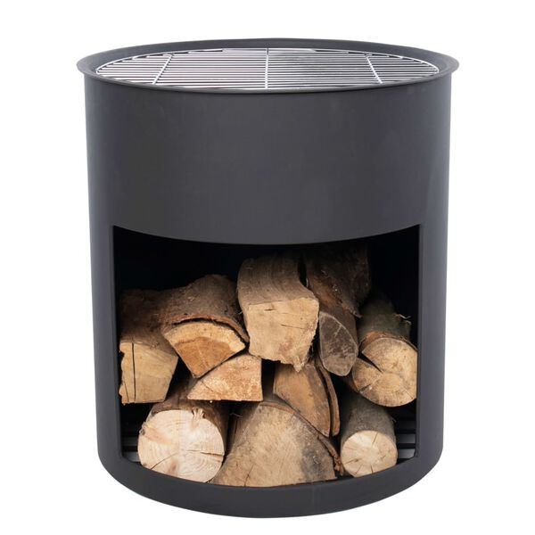 RedFire Tonneau &agrave; feu Milshire Noir Acier