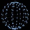 vidaXL Boule avec 192 LED 2 pcs Blanc froid 40,5 x 40,5 x 42 cm M&eacute;tal