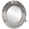 vidaXL Miroir en forme de hublot mural &Oslash;38 cm&nbsp;aluminium et verre