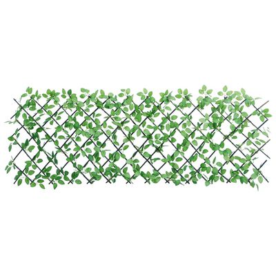 vidaXL Treillis de lierre artificiel extensible 5 pcs vert 180x65 cm