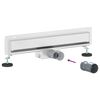 vidaXL Drain de Douche Mont&eacute; au Mur Argent&eacute; 50 cm Acier Inox 304