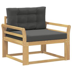 vidaXL Sofa de milieu ext&eacute;rieur Polyester Blanc