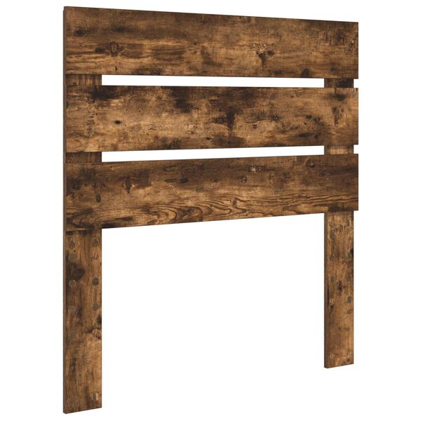 vidaXL T&ecirc;te de lit Ch&ecirc;ne fum&eacute; 90 cm Bois d'ing&eacute;nierie