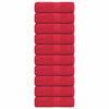 vidaXL Serviettes d'invit&eacute; FROGN 10 pcs rouge 30x50 cm 360 g/m&sup2;