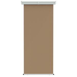 vidaXL Store lat&eacute;ral de balcon 100% polyester fer acier