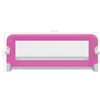 vidaXL Barri&egrave;re de lit de s&eacute;curit&eacute; pour tout-petits 2pcs Rose 102x42cm