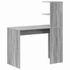 vidaXL Bureau Gris Sonoma 102 x 50 x 124 cm Bois d'ing&eacute;nierie