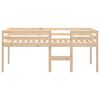 vidaXL Lit haut sans matelas 75x190 cm bois de pin massif