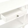 vidaXL Buffet blanc 150x35x77 cm bois massif
