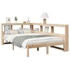 vidaXL Lit biblioth&egrave;que sans matelas 120x200 cm bois de pin massif