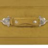 vidaXL Table de chevet Moutarde 40x35x40 cm Velours