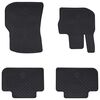 vidaXL Tapis de voiture 4 pc compatible avec BMW X3, X4 2018-4D Aft
