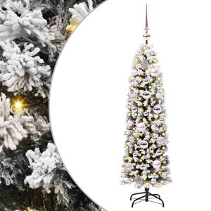 vidaXL Sapin de No&euml;l artificiel Vert 120 cm PVC et acier et plastique