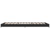 vidaXL Cadre de lit sans matelas noir 90x190 cm