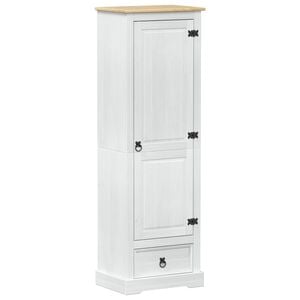 vidaXL Armoires Blanc 55 x 38 x 170 cm Pin massif