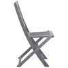 vidaXL Chaises pliables d'ext&eacute;rieur lot de 4 et coussins Bois d'acacia