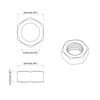 vidaXL &Eacute;crou 9574 pcs Argent&eacute; M6 x 10 mm Fer