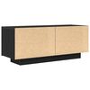 vidaXL Meuble TV Ch&ecirc;ne noir 100 x 35 x 40 cm Bois d'ing&eacute;nierie