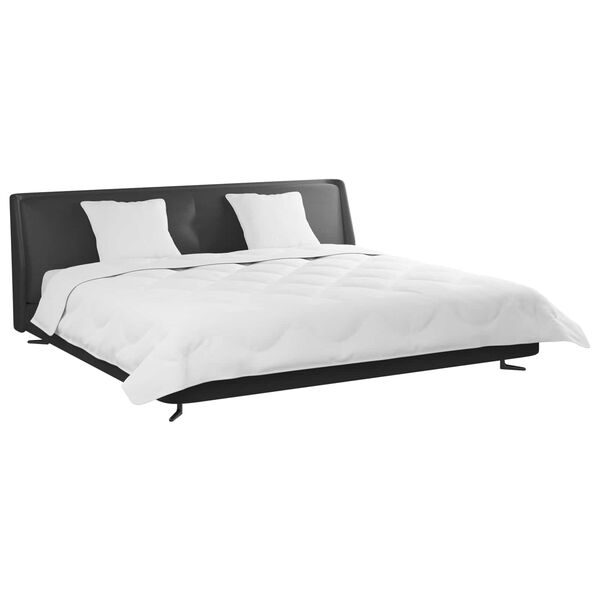 vidaXL Duvet d'hiver avec oreiller 3 pcs Blanc Microfibre