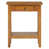 vidaXL Table console avec tiroir 60x30x75 cm bois d'acajou massif