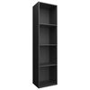 vidaXL Biblioth&egrave;que/Meuble TV Blanc 36x30x143 cm Bois d'ing&eacute;nierie