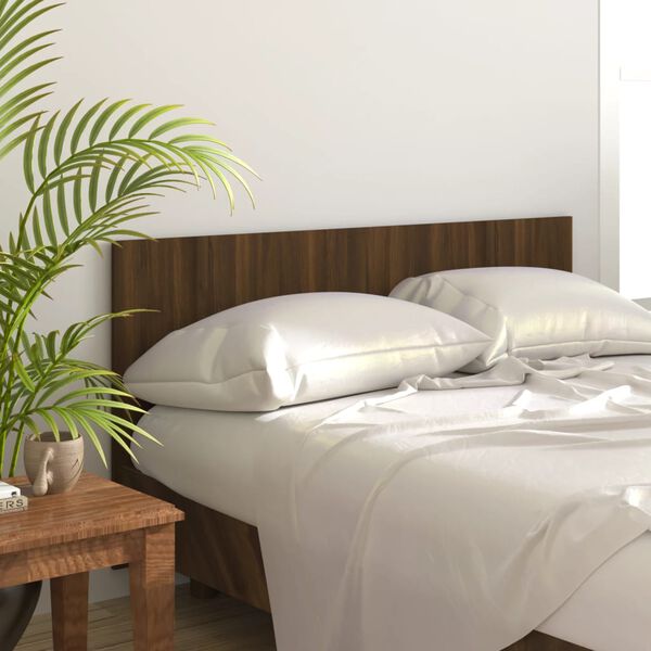 vidaXL T&ecirc;te de lit Ch&ecirc;ne marron 160x1,5x80 cm Bois d'ing&eacute;nierie