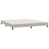 vidaXL Sommier à lattes de lit sans matelas 180x210 cm velours