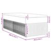 vidaXL Sommier &agrave; lattes de lit avec matelas Gris clair 100x200cm Tissu