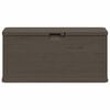 vidaXL Boîte de rangement de jardin 280 L Marron