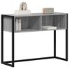vidaXL Table d'appoint Gris Sonoma 100 x 36 x 75 cm Bois d'ing&eacute;nierie