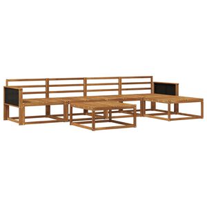 vidaXL Ensemble de canap&eacute;s d'ext&eacute;rieur 6 pcs Naturel