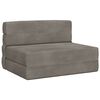 vidaXL Canap&eacute;-lit pliable Gris clair 70 x 72 x 60 cm Tissu