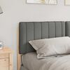 vidaXL T&ecirc;te de lit capitonn&eacute;e Marron et gris clair 160 cm Pin massif