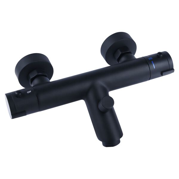 CORNAT Mitigeur thermostatique de bain ALAN / NOIR noir