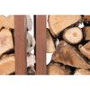 RedFire Abri de stockage du bois de chauffage Hodr Rouill&eacute; 88519