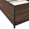 vidaXL Cadre de lit sans matelas chêne marron 75x190 cm
